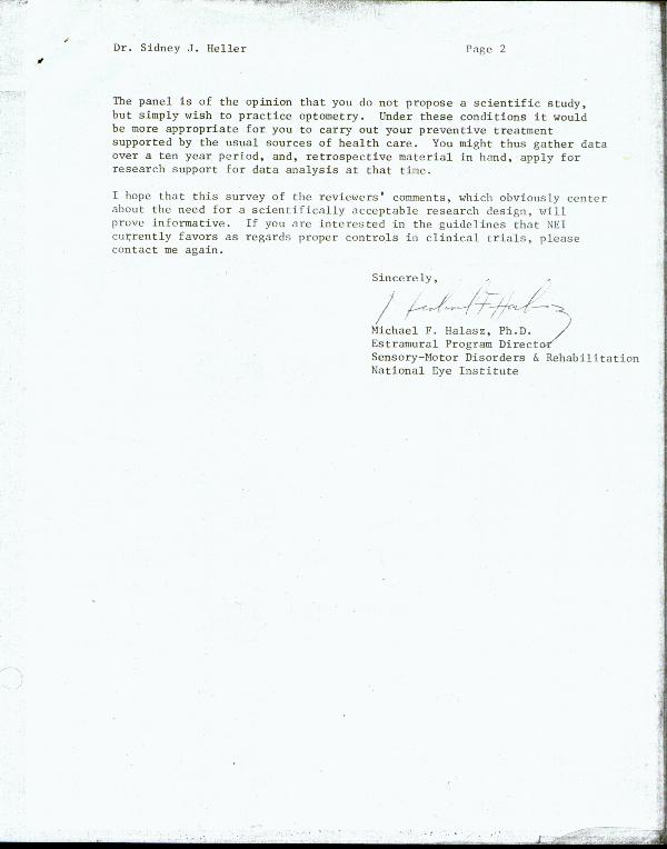 Rejection Letter